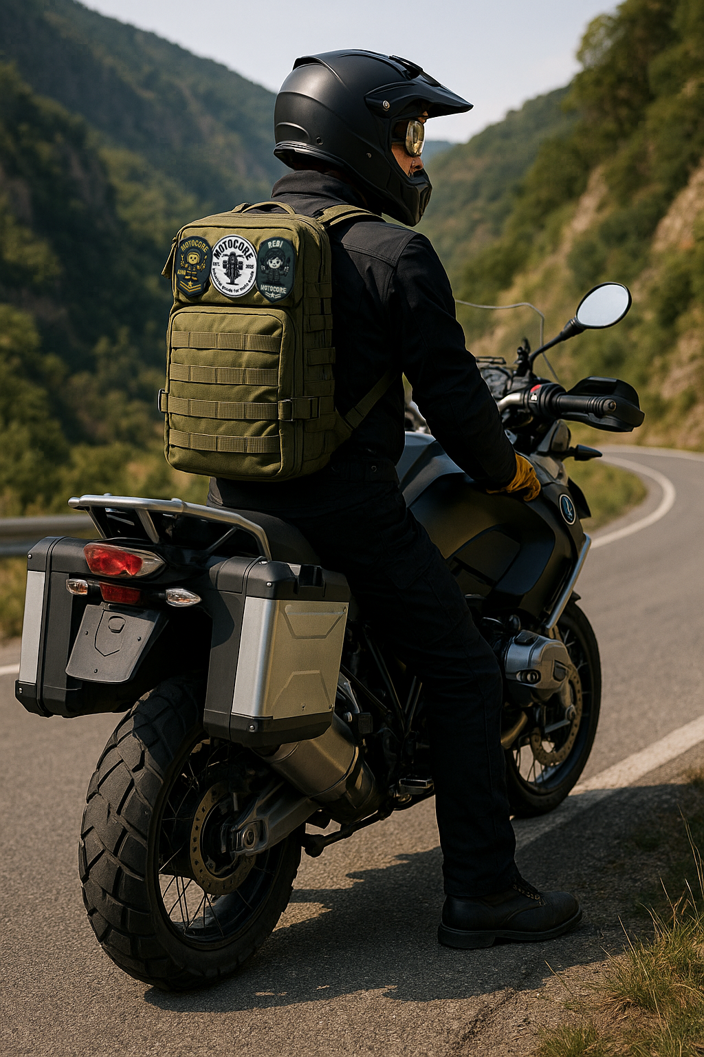 MOTOCORE™ 45L 軍風背包|機車靈魂的日常主力包