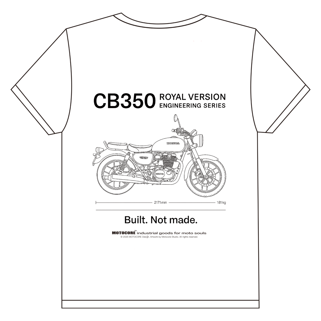 CB350 ROYAL VERSION 工程系列 / 工業設計限定版 T-shirt