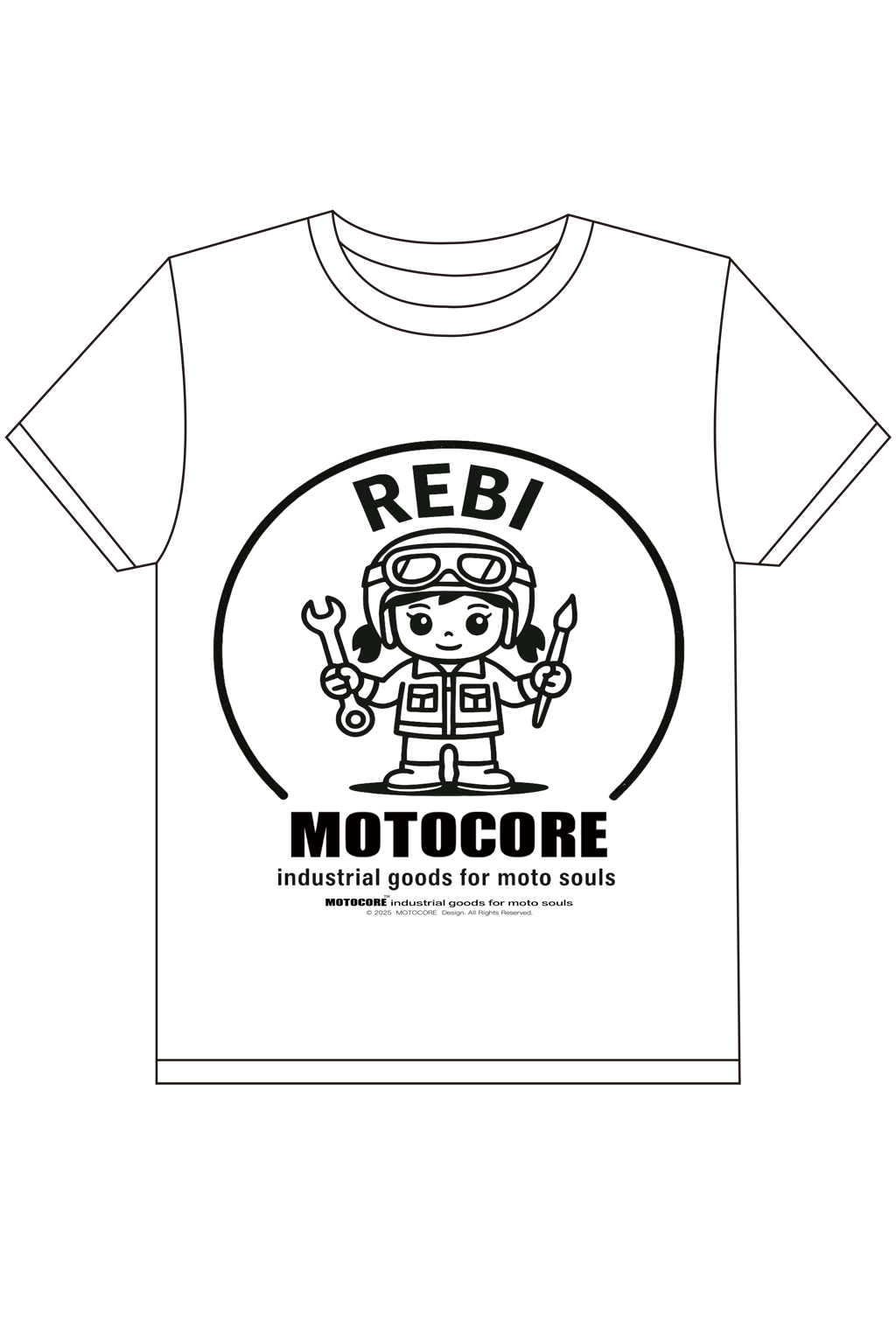 REBI × MOTOCORE™ 女騎士限定|重磅角色短T