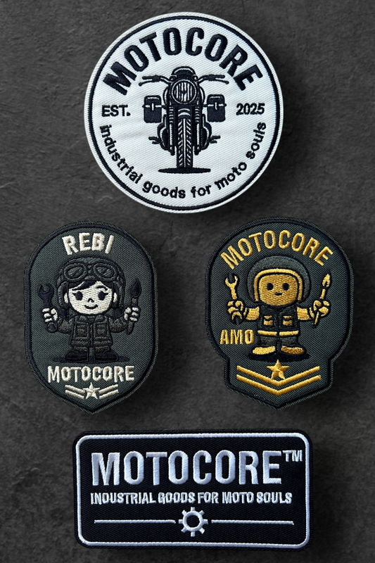 MOTOCORE™ 刺繡臂章系列｜戰術風格 × 機車靈魂 × 隨處貼上