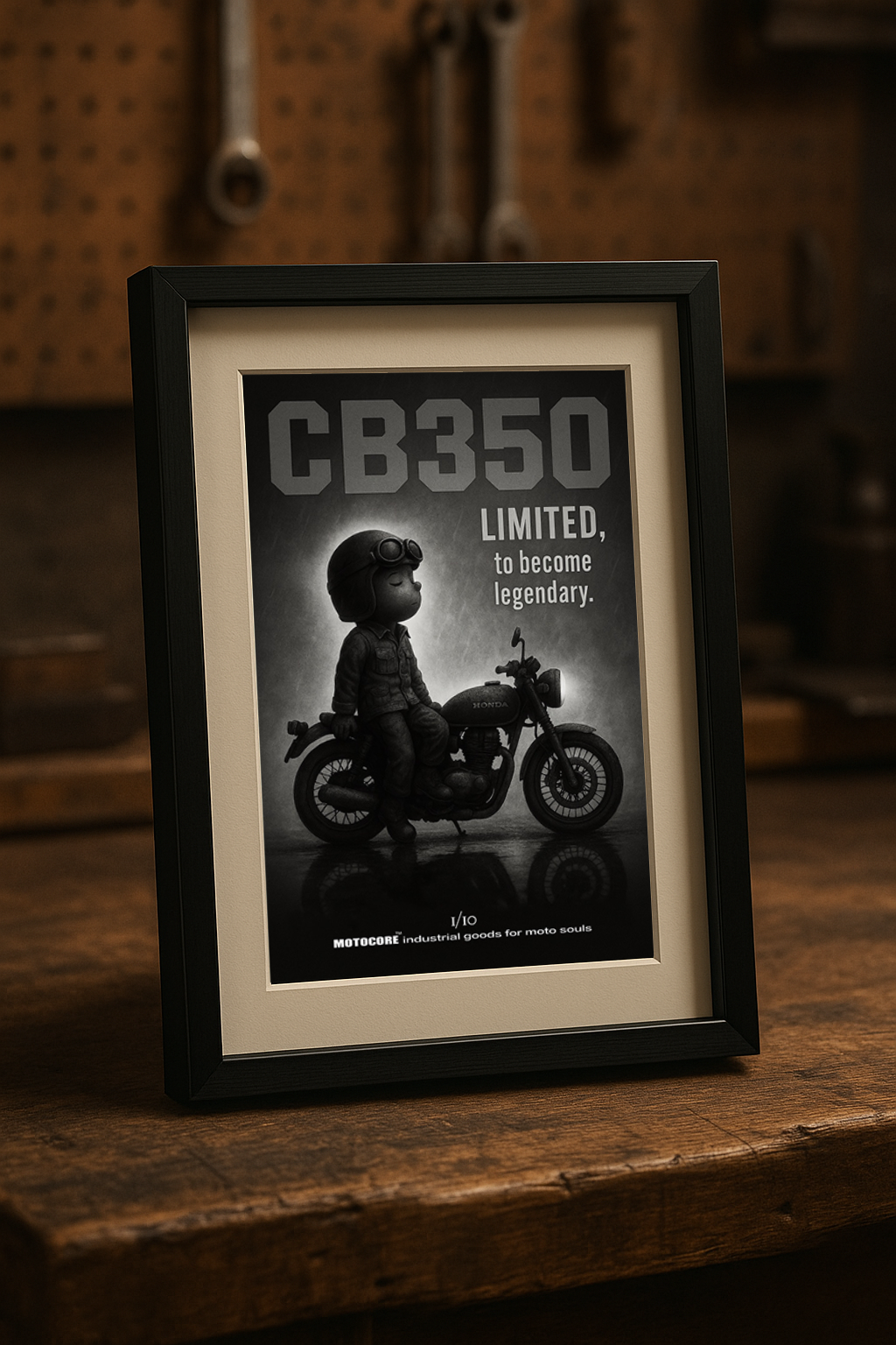 MOTOCORE™ × AMO 鋁合金藝術相框 限量商品每件皆有獨立限量編號
