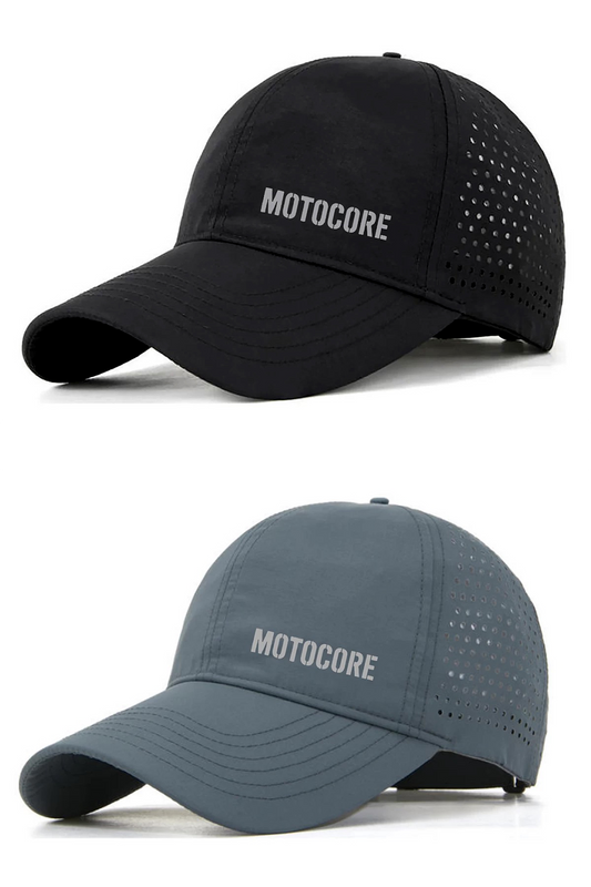 MOTOCORE™ 反光機能帽｜黑魂 / 灰霧